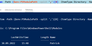 Beitragsbild des Blogbeitrags How to create a PowerShell Module with multiple Functions 