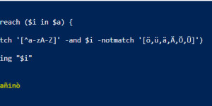 Beitragsbild des Blogbeitrags PowerShell: How to find Special Characters in a String 