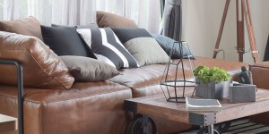 Beitragsbild des Blogbeitrags Sofa reinigen: Flecken entfernen mit Natron und Dampf 