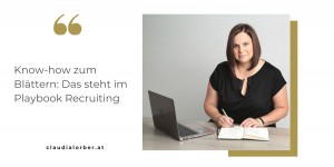 Beitragsbild des Blogbeitrags Know-how zum Blättern: Das steht im Playbook Recruiting 