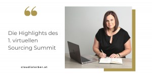 Beitragsbild des Blogbeitrags Die Highlights des 1. virtuellen Sourcing Summit