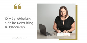 Beitragsbild des Blogbeitrags Zehn Möglichkeiten, dich im Recruiting zu blamieren 