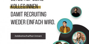 Beitragsbild des Blogbeitrags 3 Möglichkeiten, um Empfehlungen von Mitarbeiter:innen in dein Recruiting zu involvieren