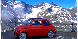 Beitragsbild des Blogbeitrags Großglockner-Hochalpenstraße mit Auto und Oldtimer und Nockalmstraße: Tipps