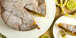 Beitragsbild des Blogbeitrags Quittenkuchen aus Rührteig, schnell und einfach