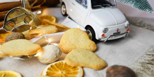 Beitragsbild des Blogbeitrags Butterplätzchen ohne Ei aus Meine Weihnachtsbäckerei