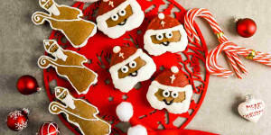 Beitragsbild des Blogbeitrags Nikolaus Kekse backen aus Lebkuchen