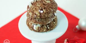 Beitragsbild des Blogbeitrags Snowcaps, Brotkekse für Weihnachten aus New York Christmas