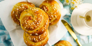 Beitragsbild des Blogbeitrags Hefeteig mit Quark, Germteig mit Topfen
