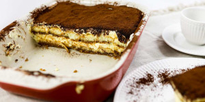 Beitragsbild des Blogbeitrags Klassisches Tiramisu, wie beim Italiener mit und ohne Alkohol