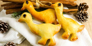 Beitragsbild des Blogbeitrags Martinsgänse backen aus Quark-Öl-Teig