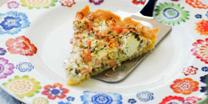 Beitragsbild des Blogbeitrags Quiche mit Räucherlachs aus Nordische Sehnsuchtsküche