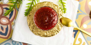 Beitragsbild des Blogbeitrags Feigenmarmelade mit Zitrone und optional Rotwein, raffiniert