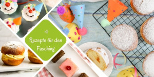 Beitragsbild des Blogbeitrags Süße Rezepte für den Fasching 