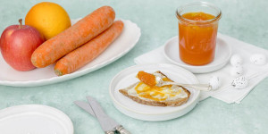 Beitragsbild des Blogbeitrags Süße Ostermarmelade selber machen 