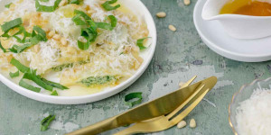 Beitragsbild des Blogbeitrags Bärlauch Ravioli mit Ricotta