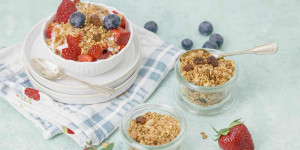Beitragsbild des Blogbeitrags Knuspermüsli selber machen in 30 Minuten