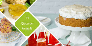 Beitragsbild des Blogbeitrags 10 leckere Rezepte mit Rhabarber