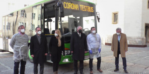 Beitragsbild des Blogbeitrags Drei Corona-Testbusse für die Steiermark – On The Grid Ep: 298