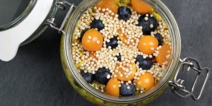 Beitragsbild des Blogbeitrags Golden Milk Overnight Oats (vegan)