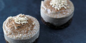 Beitragsbild des Blogbeitrags Maronen Cheesecakes (vegan & zuckerfrei) 