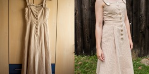 Beitragsbild des Blogbeitrags Aus alt mach neu - Kleider kürzen {Refashion}