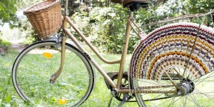 Beitragsbild des Blogbeitrags Gehäkeltes Fahrradnetz [DIY] 