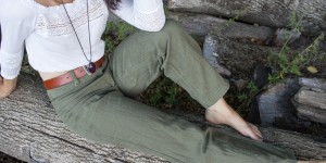 Beitragsbild des Blogbeitrags Leinenhose selber nähen
