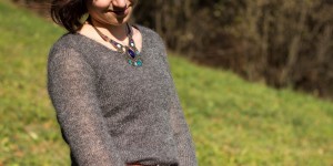 Beitragsbild des Blogbeitrags Einfachen Pullover mit der Strickmaschine stricken