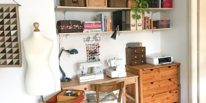 Beitragsbild des Blogbeitrags Nähecke einrichten und organisieren
