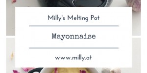 Beitragsbild des Blogbeitrags Limetten-Knoblauch Mayonnaise mit Zitronenthymian und Rosenblüten 