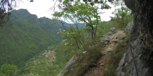 Beitragsbild des Blogbeitrags Trentino: Leichter Klettersteig auf den Cima Rocca – Von Kriegsstollen und Schützengräben 