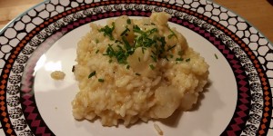 Beitragsbild des Blogbeitrags Schwarzwurzel-Risotto