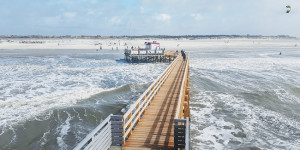 Beitragsbild des Blogbeitrags St Peter Ording 2021: Urlaub an der Nordsee 