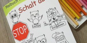Beitragsbild des Blogbeitrags Schalt ab! – Das Malbuch für Erwachsene★★★★☆