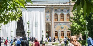 Beitragsbild des Blogbeitrags Golestan Palast und die Schrifttafeln Ganj Nameh – Iran – Tag 2
