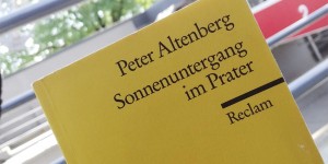 Beitragsbild des Blogbeitrags Sonnenuntergang im Prater – Peter Altenberg