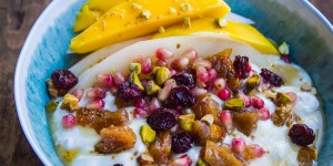 Beitragsbild des Blogbeitrags Früchtebowl – Zutaten und Rezept