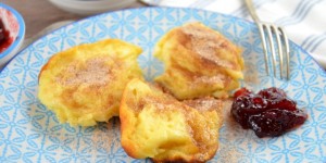 Beitragsbild des Blogbeitrags Topfennocken nach einem Rezept von 1954