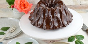 Beitragsbild des Blogbeitrags Schokoladengugelhupf mit Schokoglasur 