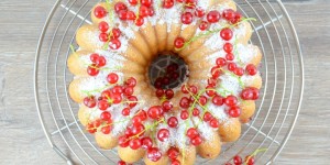 Beitragsbild des Blogbeitrags Ribiselgugelhupf aus Hefeteig 