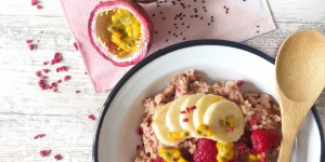 Beitragsbild des Blogbeitrags Mango Porridge