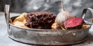 Beitragsbild des Blogbeitrags {Food} Super Fudge Brownie – vegan und glutenfrei