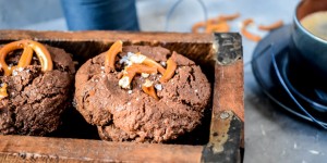 Beitragsbild des Blogbeitrags {Food} double chocolate pretzel cookies – glutenfrei