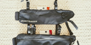 Beitragsbild des Blogbeitrags Trek Domane vs. Bontrager Adventure Boss Rahmentasche 