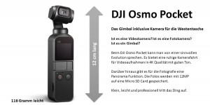 Beitragsbild des Blogbeitrags DJI Osmo Pocket - eine echte Innovation für kreative Video Produktionen 