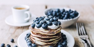 Beitragsbild des Blogbeitrags Meine liebsten Blueberry Pancakes 
