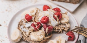 Beitragsbild des Blogbeitrags Vegan Banana Bread 