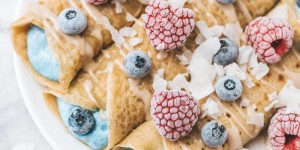 Beitragsbild des Blogbeitrags Rezept für die besten veganen Crepes 