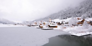 Beitragsbild des Blogbeitrags Winterurlaub am Weißensee in Kärnten 